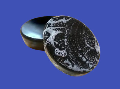 DRIDDLE charcoal soap , shampoo soap, grey hair covrage soap (100 g(100 L)