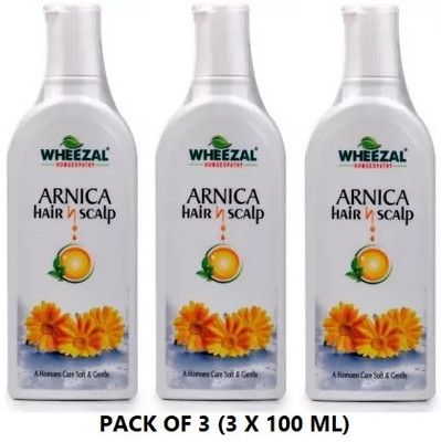 WHEEZAL Arnica Hair N Scalp Shampoo (Pack Of 3)(300 ml)