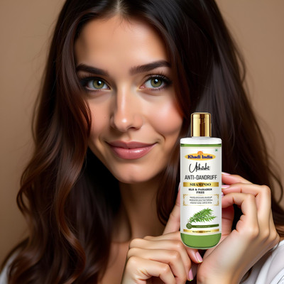 Utkrisht Khadi Anti-Dandruff Shampoo for a Fresh Hair Day Feel(200 ml)