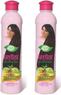 MEGHDOOT Herbal Satreetha Shampoo for Healthy Scalp & Smooth Hair(600 ml)