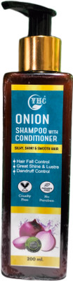yhc ONION SHAMPOO WITH CONDITIONER - 200ml ( pack of - 1 )(200 ml)