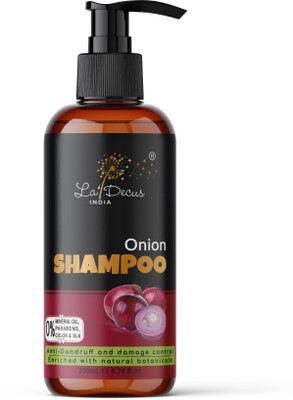 La'Decus Red Onion Shampoo 200 ml ( No Parabens and SLS)(200 ml)