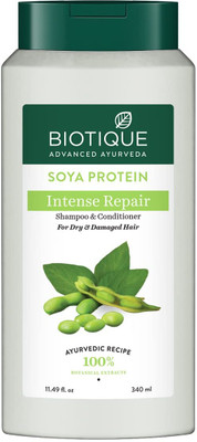 BIOTIQUE Bio Soya Protein Fresh Nourishing Shampoo 340 ml(340 ml)