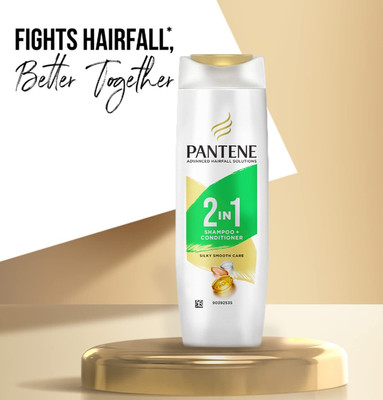 PANTENE Silky Smooth Care 2in1 shampoo 340ml Pc-1 A(340 ml)