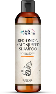 Avira Essential Red Onion Shampoo For Dandruff, Split Ends, Flaky & Itchy Scalp(200 ml)