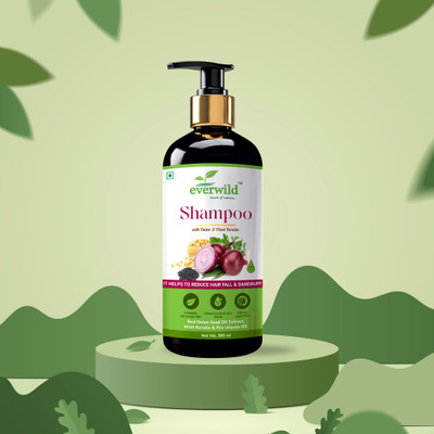 everwild GURENTEED reduce hair fall shampoo(300 ml)