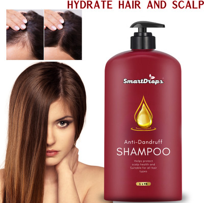 smartdrops Anti dandruff Shampoo For Silky Smooth Hair Pack 1(1000 ml)