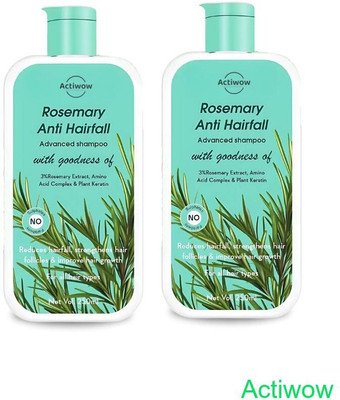 ACTIWOW Rosemary Shampoo For Reducing Scalp Flakiness and Preventing Hair Loss A001(500 ml)