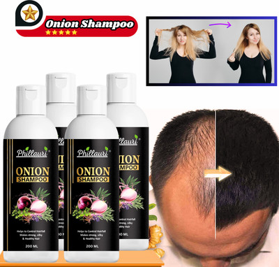 Phillauri Onion Shampoo for Hair Growth and Hair Fall Control(800 ml)