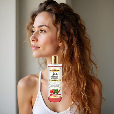 Utkrisht Khadi Hibiscus & Fenugreek Shampoo to Boost Natural Hair Energy(200 ml)