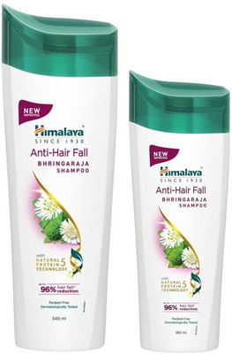 HIMALAYA Anti-Hair Fall Bhringaraja Shampoo 340+180ml ( pack of 2 ) |(520 ml)