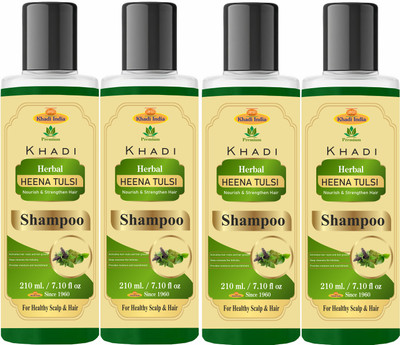 Premium Khadi Natural Henna Tulsi Shampoo(840 ml)