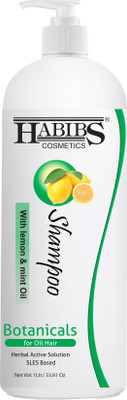 Habibs Oily Hair Shampoo with Lemon & Mint Oil(1 L)