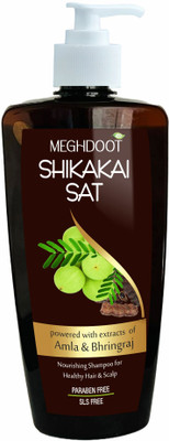 MEGHDOOT Herbal Shikakai Ayurvedic Shampoo(400 ml)