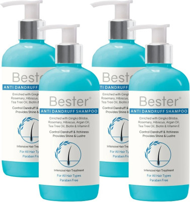 bester Herbal Shampoo 300 ml | Reduces Hair Fall, Dandruff & Tangled Hair(1200 ml)