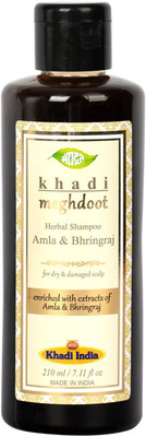 KHADI MEGHDOOT Herbal Shampoo Amla & Bhringraj 210ml(210 ml)