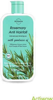 ACTIWOW Rosemary Shampoo For Improving Root Strength and Reducing Thinning(300 ml)