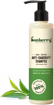 Bonberry Australian Tea Tree Anti-Dandruff Shampoo|Prevents Dandruff|Reduces Itching(200 ml)