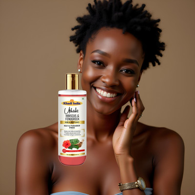 Utkrisht Khadi Hibiscus & Fenugreek Shampoo to Bring Back Natural Volume(200 ml)