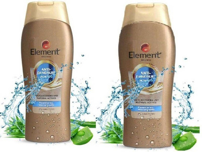 Element Anti Dandruff Shampoo 400 pack of 2(2X200ml)(400 ml)