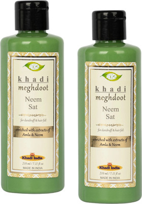MEGHDOOT Neem Sat For Dandruff & hair Fall with Amla & Neem 210ML(420 ml)
