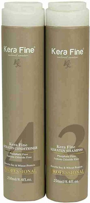 KERA FINE KERATIN SHAMPO AND CONDATIONER (250ML+250ML) COMBO PACK(500 ml)