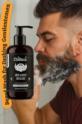 Phillauri Beard Wash for men| Refreshing Fragrance | Purifies and cleanses beard(200 ml)