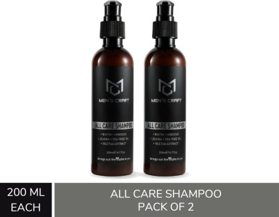 MEN'S CRAFT ALL CARE BIOTIN WITH TEA TREE OIL & REETHA EXTRACT - ANTI HAIR FALL SHAMPOO(400 ml)