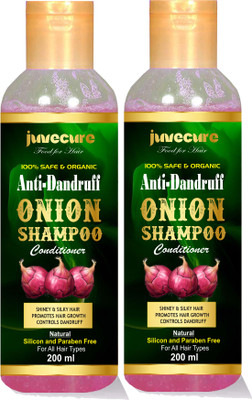 juvecure Onion Shampoo for Hair ReGrowth & Hair Fall Control | Anti Dandruff conditioner(400 ml)