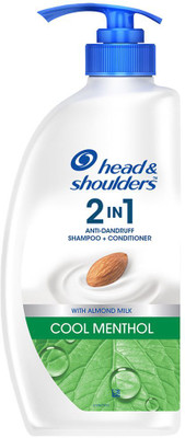 Head and Shoulders Cool Menthol 2-in-1 Anti-Dandruff Shampoo + Conditioner for All-Hair Types(650 ml)