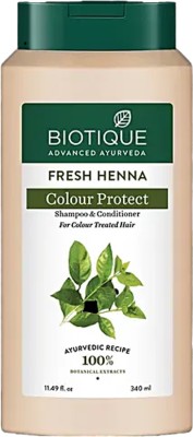 BIOTIQUE Fresh Henna Colour Protect Shmpoo & Conditioner(340 ml)