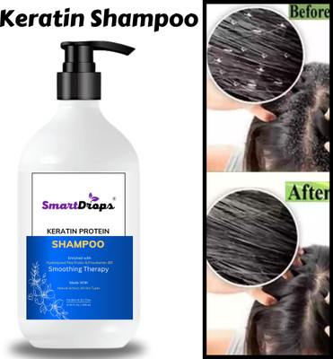 smartdrops Keratin Smooth Shampoo For Soft & Silky Hair(200 ml)