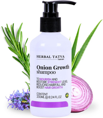 Herbal Tatva Onion Shampoo for Hair Growth and Hairfall Control(200 ml)
