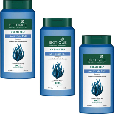 BIOTIQUE Shampoo 340Ml Ocean Kelp (Pack Of 3)(1020 ml)