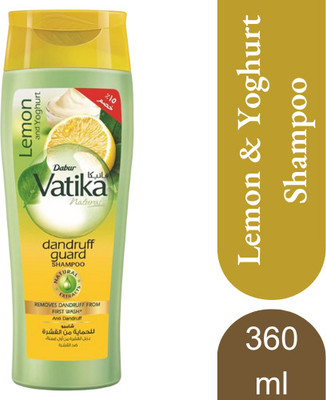 VATIKA Lemon and Yoghurt Shampoo(360 ml)