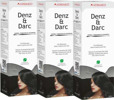 Atrimed Denz & Darc Herbal Therapeutic Shampoo(600 ml)