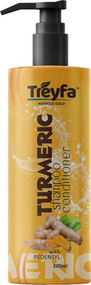 TREYFA Turmeric shampoo conditioner for hair growth & hair fall control repair follicle(200 ml)