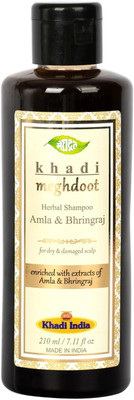 KHADI MEGHDOOT Herbal Shampoo Amla & Bhringraj 210ml(210 ml)