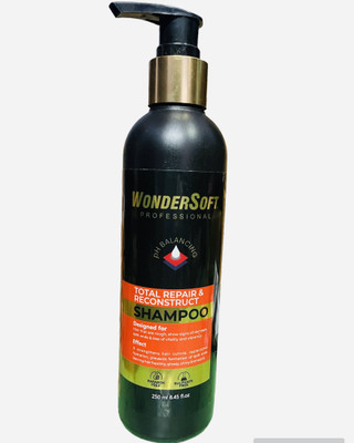 Wondersoft Professional Ph Balancing Total Repair & Reconstruct Shampo Sulphat Paraben Free(250 ml)