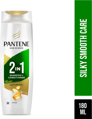PANTENE Hair Science 2in1 Silky Smooth Shampoo+Conditioner (180 ml)(180 ml)