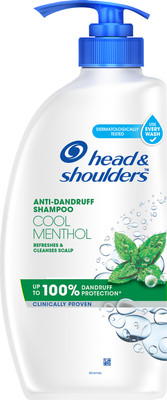 HEAD & SHOULDERS Cool Menthol Anti-Dandruff Shampoo for Scalp Protection(650 ml)