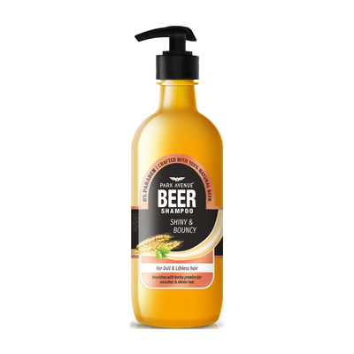 PARK AVENUE Beer Shampoo Shiny and Bouncy(650 ml)