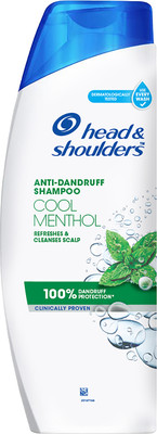 HEAD & SHOULDERS Cool Menthol Anti-Dandruff Shampoo for Scalp Protection(340 ml)