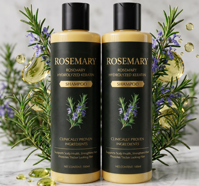 KRISHNAVI Rosemary Shampoo for Hair Growth & Hair Fall Control | Deep Scalp Cleansing(100 ml)