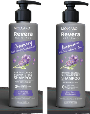 MOLCARO REVERA NATURAL ROSEMARY WITH SAW PALMETTO SHAMPOO(400 ml)