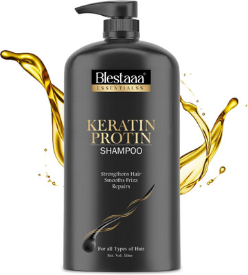 blestaaa essentialss ARGAN Hairfall Defence Shampoo, With Keratin, Controls Hair fall.(1 L)