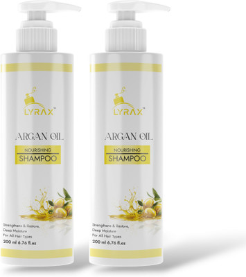 LYRAX ARGAN OIL SHAMPOO (COMBO PACK)(400 ml)
