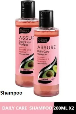 Rastic Assure Daily Care Shampooo Enriched with Avocado & Rosemary Pack 2 X200(400 ml)