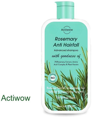 ACTIWOW Rosemary Shampoo For Repairing Damaged Strands and Promoting Growth(300 ml)