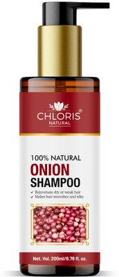 Chloris Natural Onion Shampoo |Hair Growth & Hair Fall Control & Plant Keratin(200 ml)